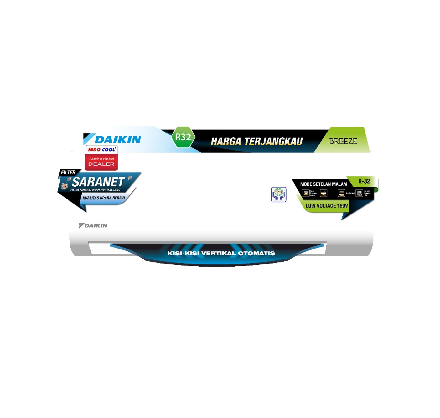 AC DAIKIN BREEZE STANDART 1/2 Pk