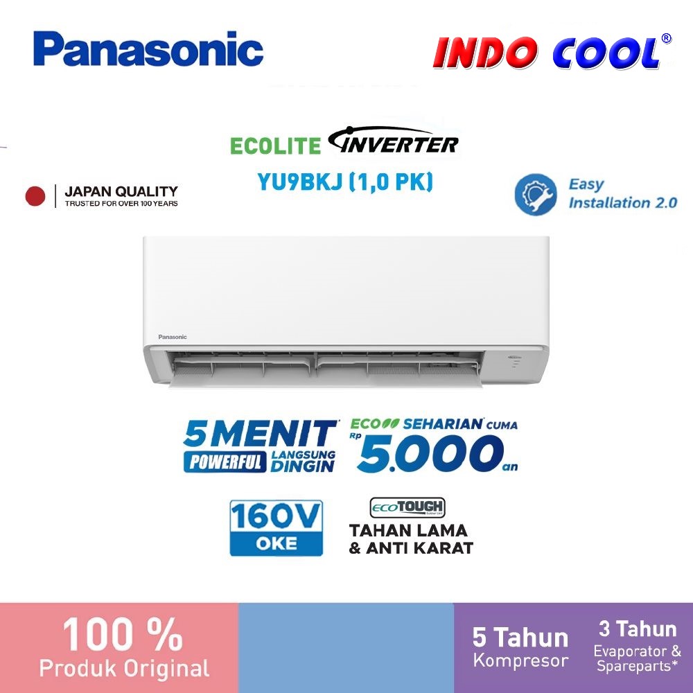 AC PANASONIC Ecolite Inverter 1 PK YU5BKJ